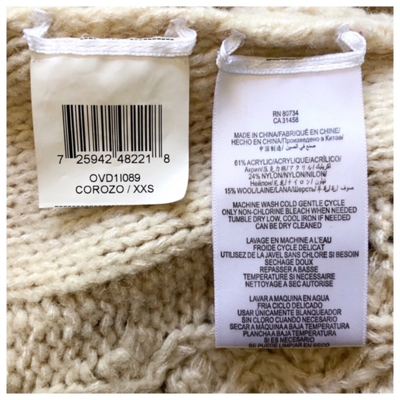 BCBGMaxAzria Cable Knit Sweater XXS - Picture 8 of 9